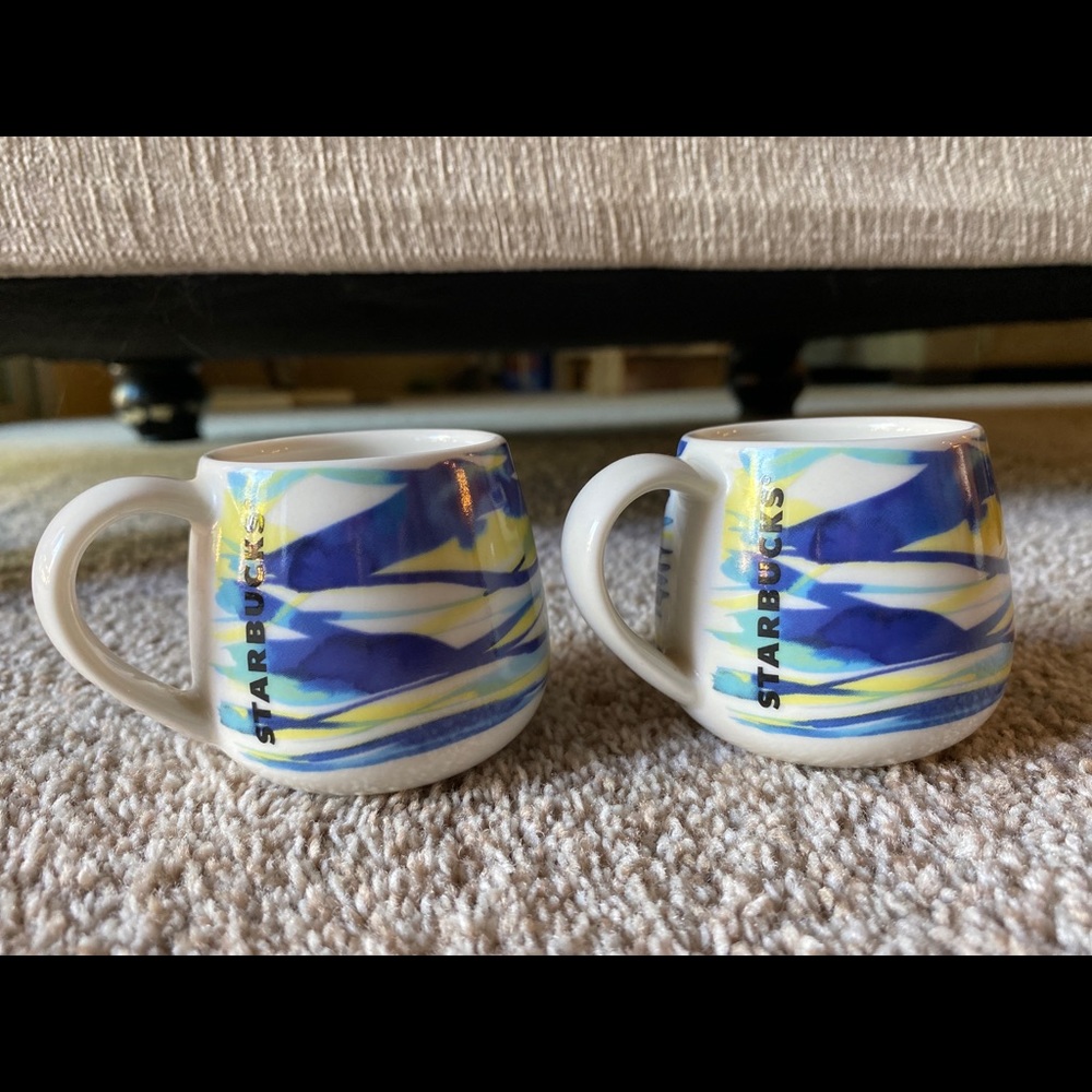 Starbucks 3 oz Espresso Demitasse Set of 2 Min Cup
